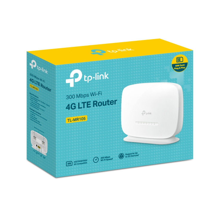 4G LTE Wi-Fi рутер TP-Link TL-MR105 N300