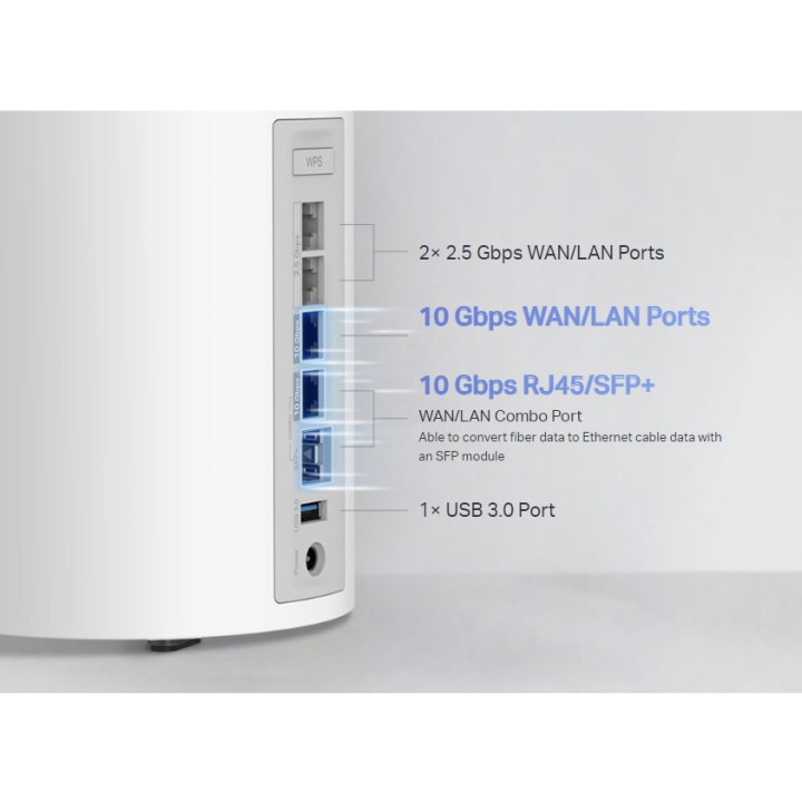 Безжична Wi-fi 7 Mesh система TP-Link Deco BE85(2-pack) BE19000