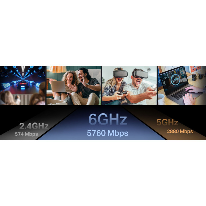 Рутер Wi-Fi 7 TP-Link Archer BE550 BE9300 3-лентов
