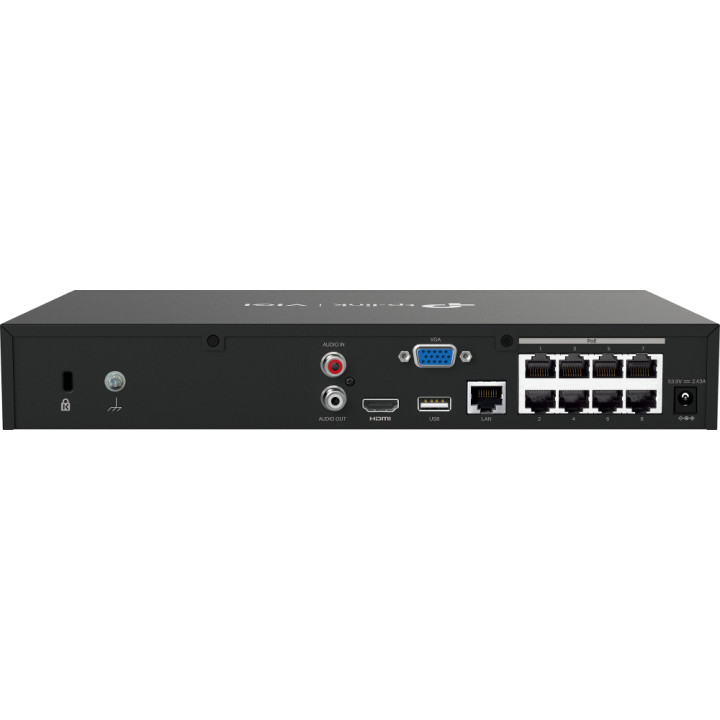 Мрежови видео рекордер TP-Link VIGI NVR1008H-8MP 8-канален PoE 