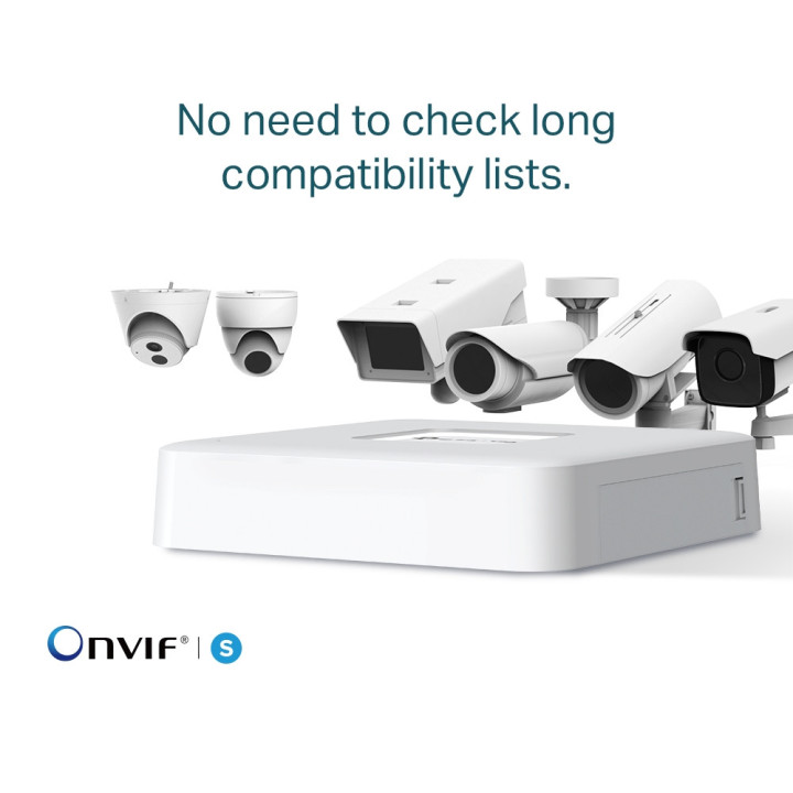 NVR TP-Link VIGI NVR1104H-4P PoE  4-канален