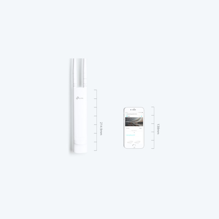 Външна безжична Точка за достъп TP-LINK EAP113-Outdoor 300 Mbps