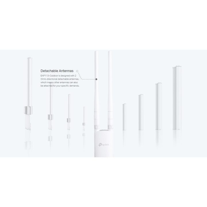 Външна безжична Точка за достъп TP-LINK EAP113-Outdoor 300 Mbps