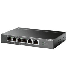 Комутатор TP-Link TL-SG1006PP 6-портов гигабитов настолен с 3-порта PoE  и 1-порта PoE  