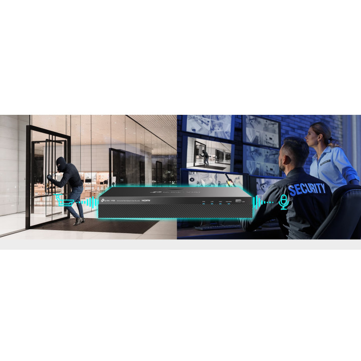 16-канален PoE  NVR TP-Link VIGI NVR2016H-16P