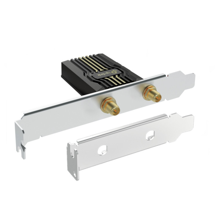 3-лентов Bluetooth 5.4 Wi-Fi7 PCIe адаптер TP-Link ArcherTBE552E BE9300