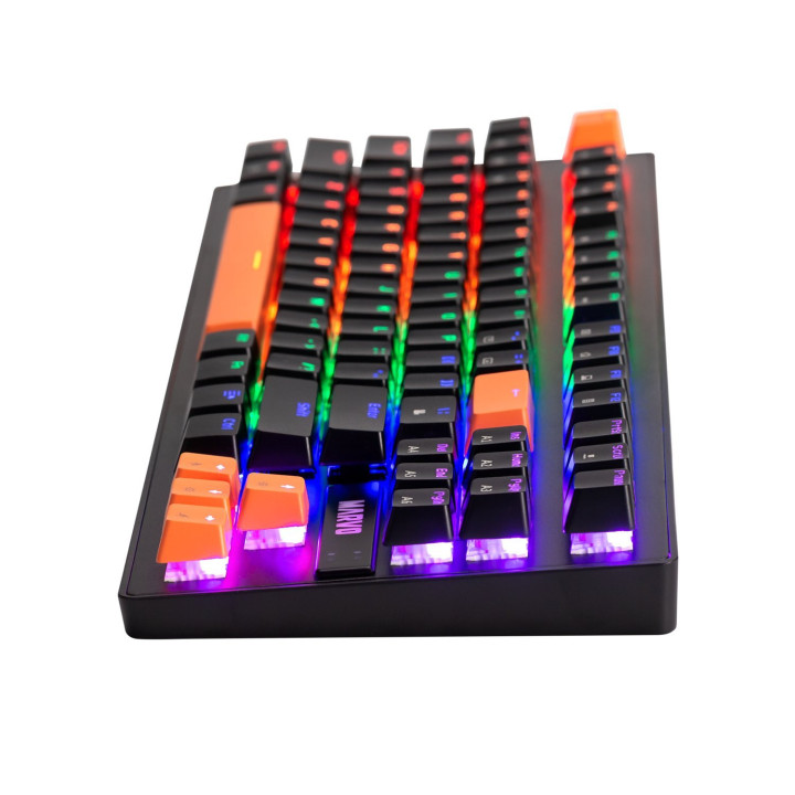 Механична геймърска клавиатура Marvo KG901C 87 keys, Orange caps TKL - MARVO-KG901C