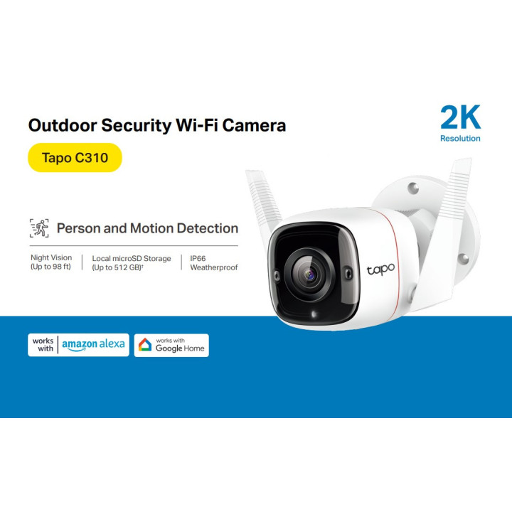 Външна Wi-Fi IP камера TP-Link Tapo C310P2