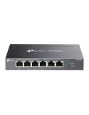6-портов гигабитов неуправляем комутатор TP-Link Omada DS106GPP с 3-портов PoE  и 1-портов PoE  