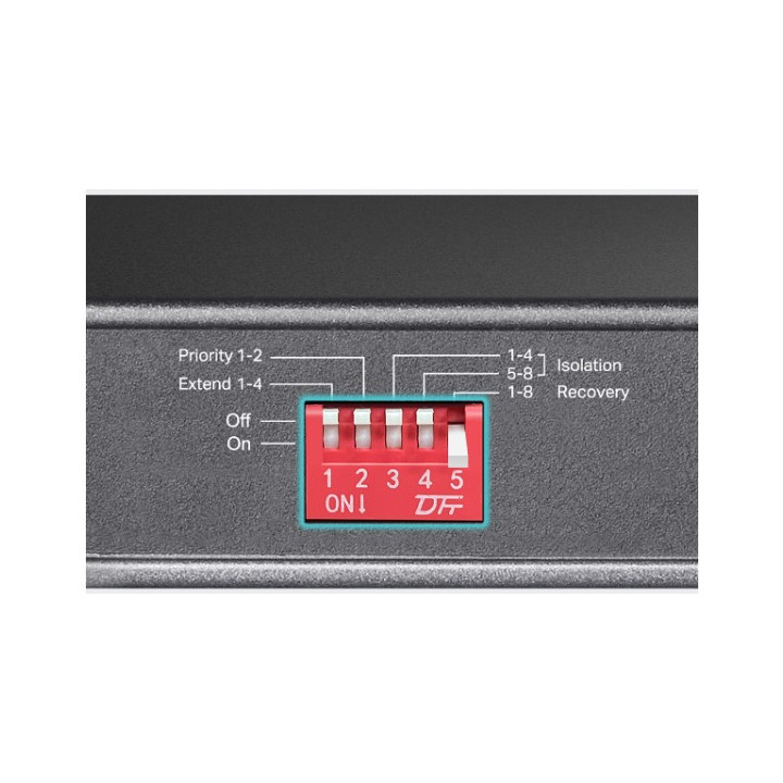 10-портов неуправляем комутатор TP Link Omada DS110GMP с 8-портов PoE 