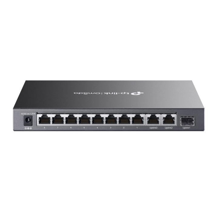 Комутатор неуправляем TP-Link Omada DS111P 8-порта 10/100Mbps   3-порта Gigabit с 8-порта PoE 