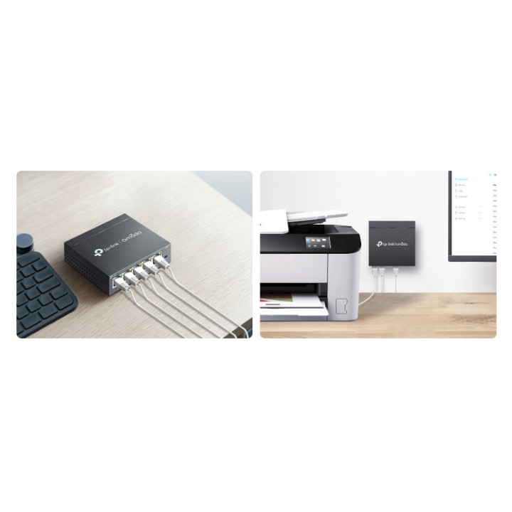 5-портов гигабитов управляем настолен комутатор TP-Link ES205G