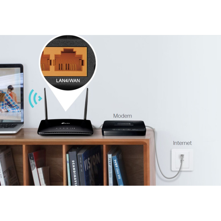 Рутер TP-Link Archer MR202 4G LTE AC750 2-лентов