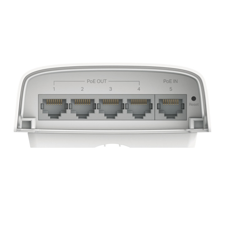 5-портов гигабитов настолен PoE  комутатор с 1-портов PoE   вход и 4-портов PoE  изход TP-Link Omada SG2005P-PD