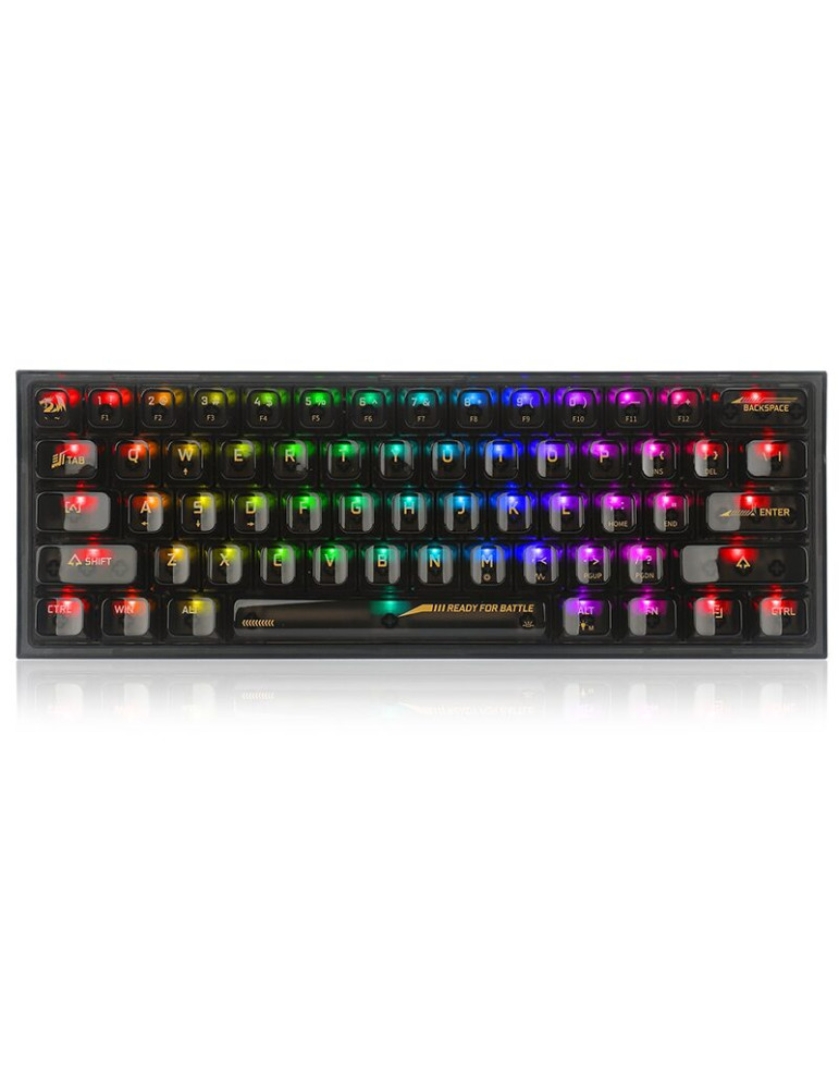 Механична геймърска клавиатура Redragon Fizz K617CTB-RGB с transparent switches