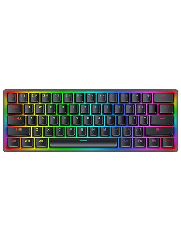 Механична RGB геймърска клавиатура Redragon Akali K642-RGB