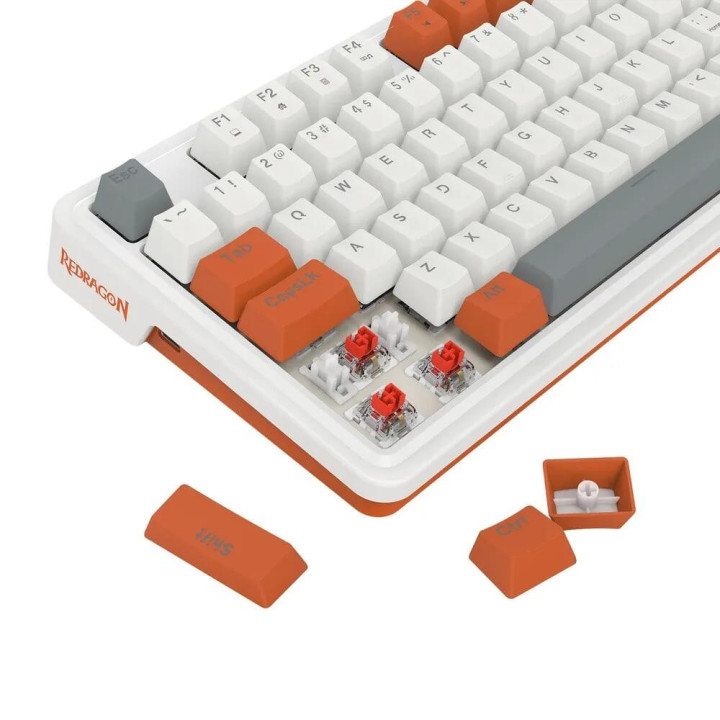 Геймърска клавиатура Redragon Gloria RGB Red Switch K664WOG-RGB