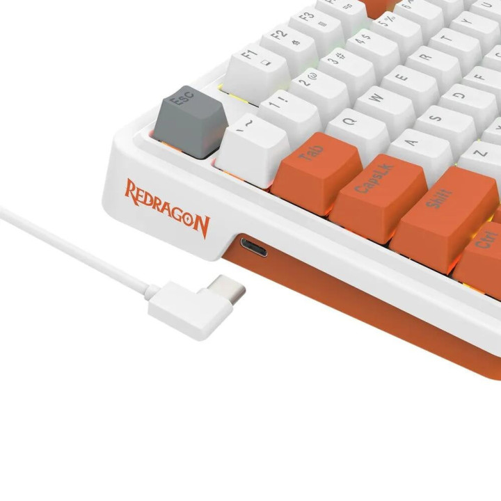 Геймърска клавиатура Redragon Gloria RGB Red Switch K664WOG-RGB