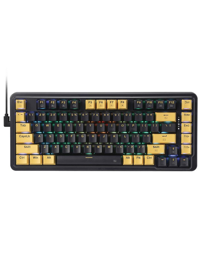 Механична гейминг клавиатура Redragon Elf PBT, черна - K649PY-RGB
