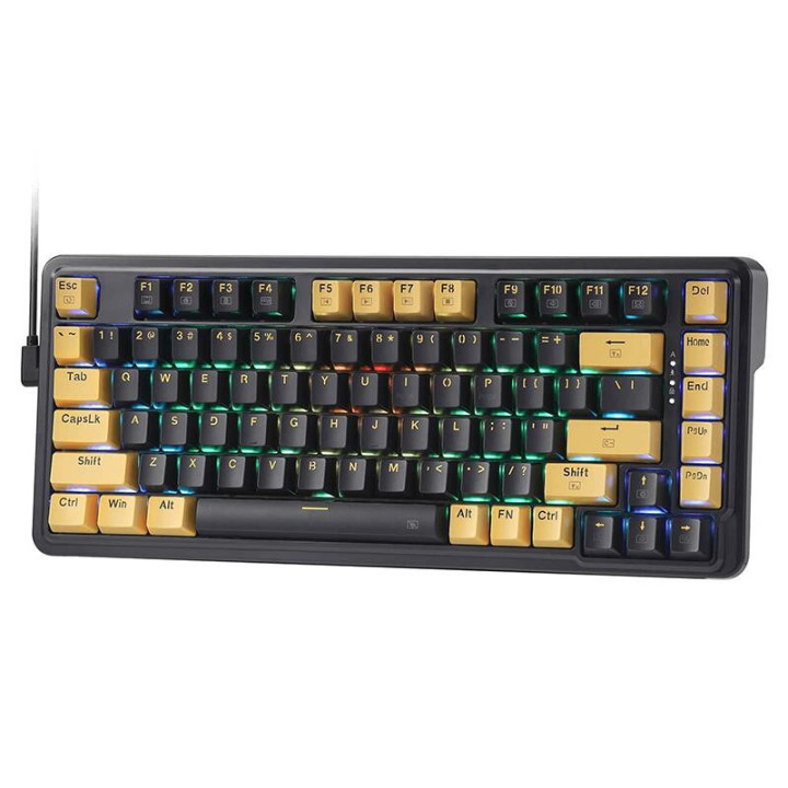 Механична гейминг клавиатура Redragon Elf PBT, черна - K649PY-RGB
