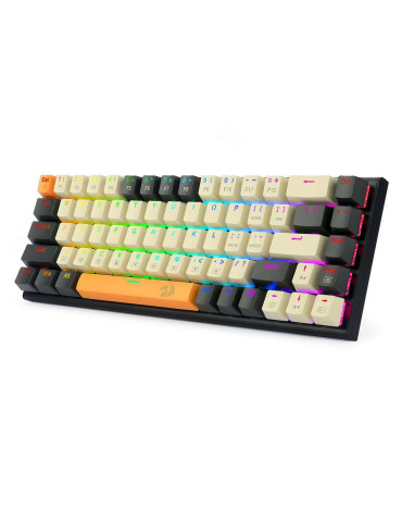 Механична геймърска клавиатур Redragon Ryze K633CGO-RGB_RD RGB с червени суичове