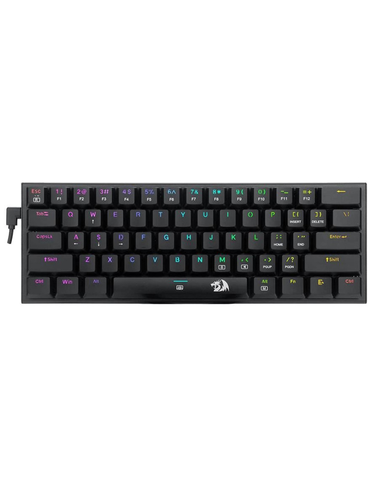 Механична геймърска клавиатура Redragon Anivia K614-RGB_RD RGB Red Switch