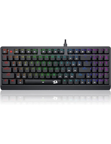 Механична геймърска клавиатура Redragon Dragon Warrior RGB K603P-KBS blue switches