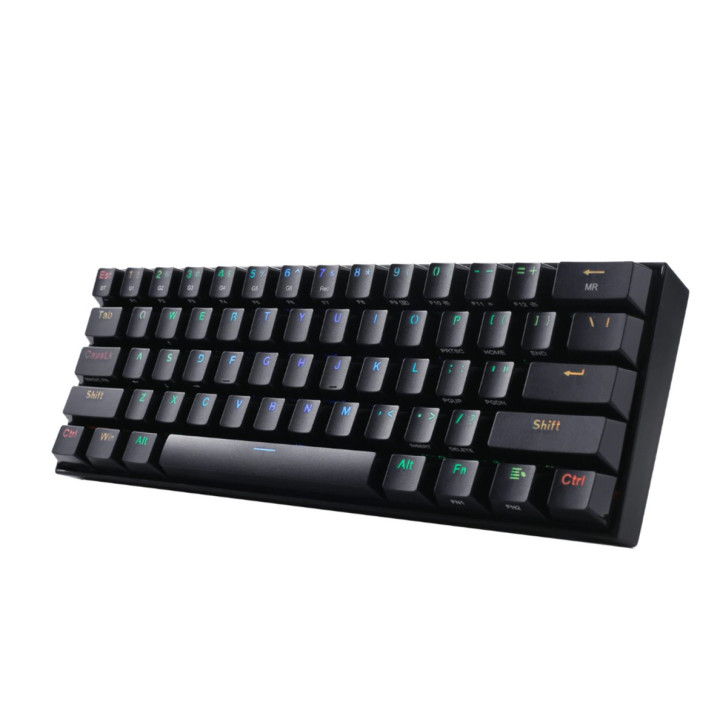 Геймърска клавиатура Draconic K530RGB-PRO_BR с Кафяв превключвател, RGB