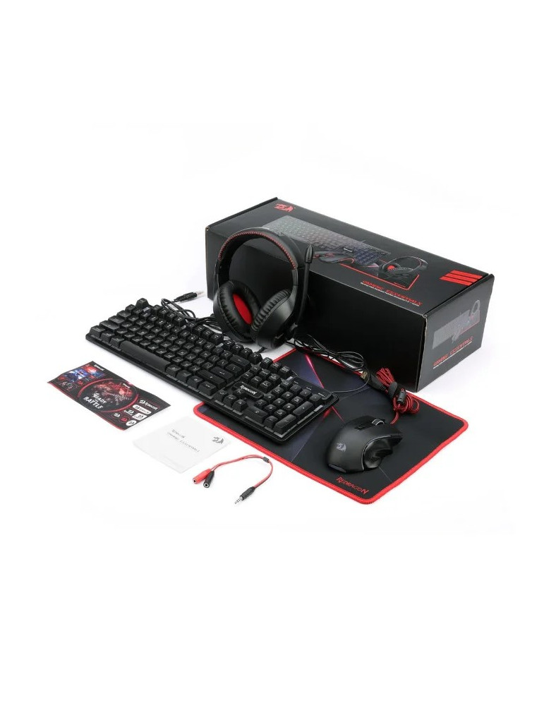 Геймърски комплект Redragon Gaming Combo S137 4 в 1 с RGB подсветка