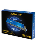 SSD диск Adata 256GB LEGEND 710 PCIe Gen3 x4, NVMe 1.4, up to 2,400/1,800MB - ALEG-710-256GCS