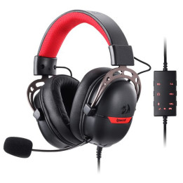 Геймърски слушалки Redragon Aurora H376BR, с микрофон RGB