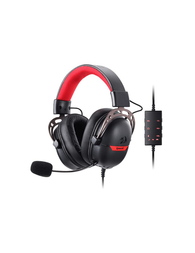 Геймърски слушалки Redragon Aurora H376BR, с микрофон RGB