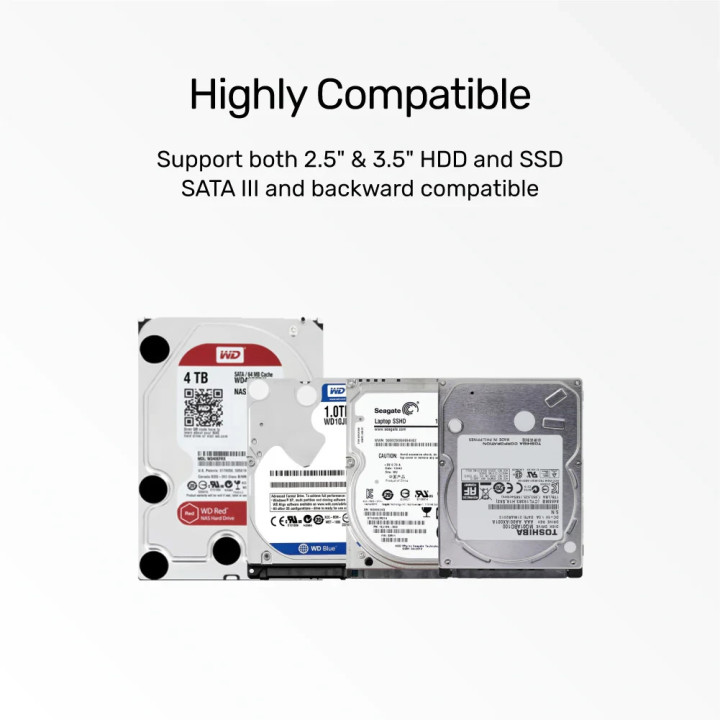 Докинг станция Unitek Y-1078 Storage за HDD/SSD Dock, 2.5 and 3.5 inch USB3.0 - Y-1078-EU