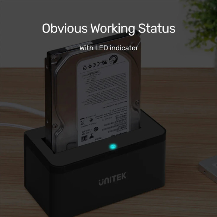 Докинг станция Unitek Y-1078 Storage за HDD/SSD Dock, 2.5 and 3.5 inch USB3.0 - Y-1078-EU