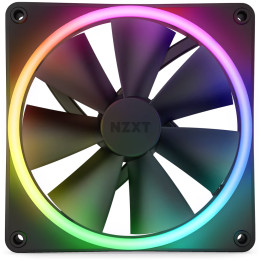Вентилатор NZXT F140 RGB Duo, Черен - RF-D14SF-B1