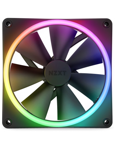 Вентилатор NZXT F140 RGB Duo, Черен - RF-D14SF-B1