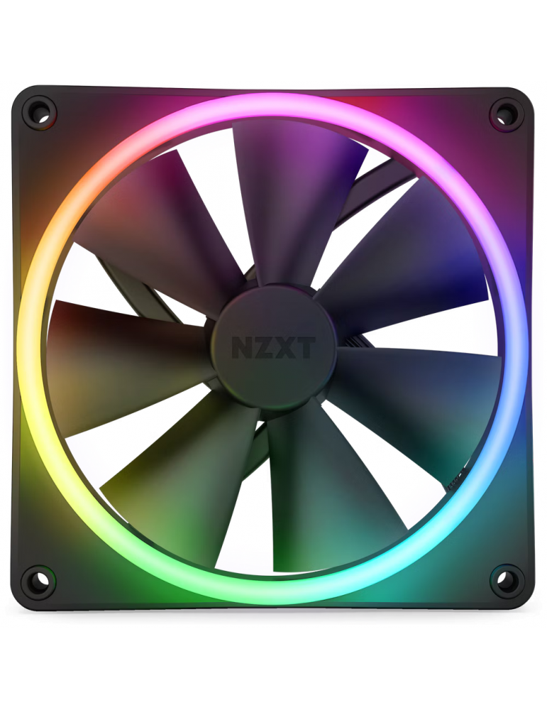 Вентилатор NZXT F140 RGB Duo, Черен - RF-D14SF-B1