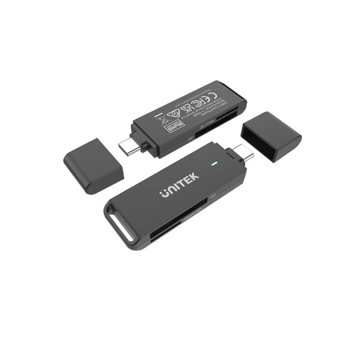 Четец за карти Unitek Card Reader USB-C - Y-9328