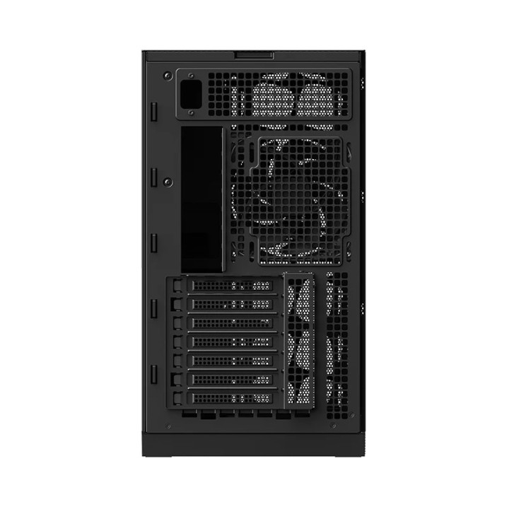 Кутия за компютър Geometric Future Model 5 Vent Black, 5 x 140 mm aRGB fans included, EATX - GEO-M5VF-B