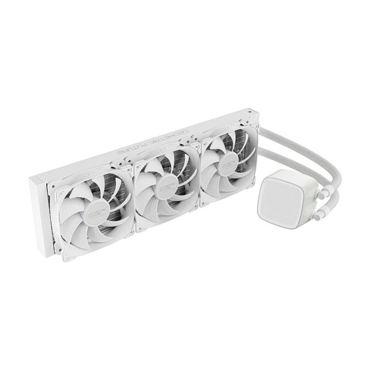 Водно охлаждане за процесор Geometric Future Eskimo Pro 360 White, Addressable RGB, LGA1851/AM5 - GEO-ESKIMO-PRO-36W