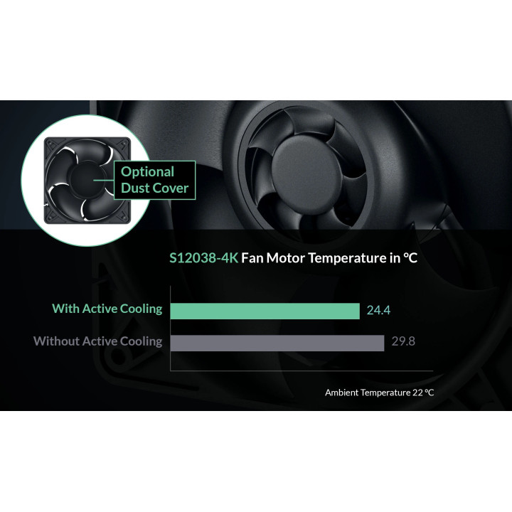 Сървърен вентилатор Arctic S12038-4K Server Fan 120x120x38 Dual Ball  - ACFAN00296A