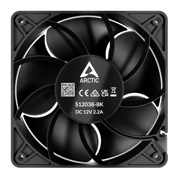 Сървърен вентилатор Arctic  S12038-8K Server Fan 120x120x38 Dual Ball - ACFAN00294A