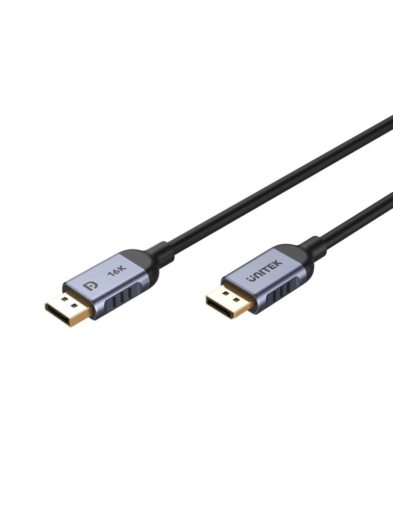 Кабел Unitek Display Port 2.1 DP M / M - 8K@120Hz, Black - C1626GY-2M