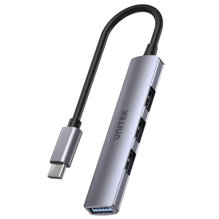 Хъб Unitek USB3.0/2.0 HUB 4 port - USB-C input - H1208B