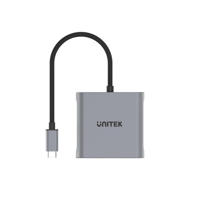 Адаптер Unitek USB-C M to DisplayPort x 2 F - 8K@30Hz, MST - V1404A