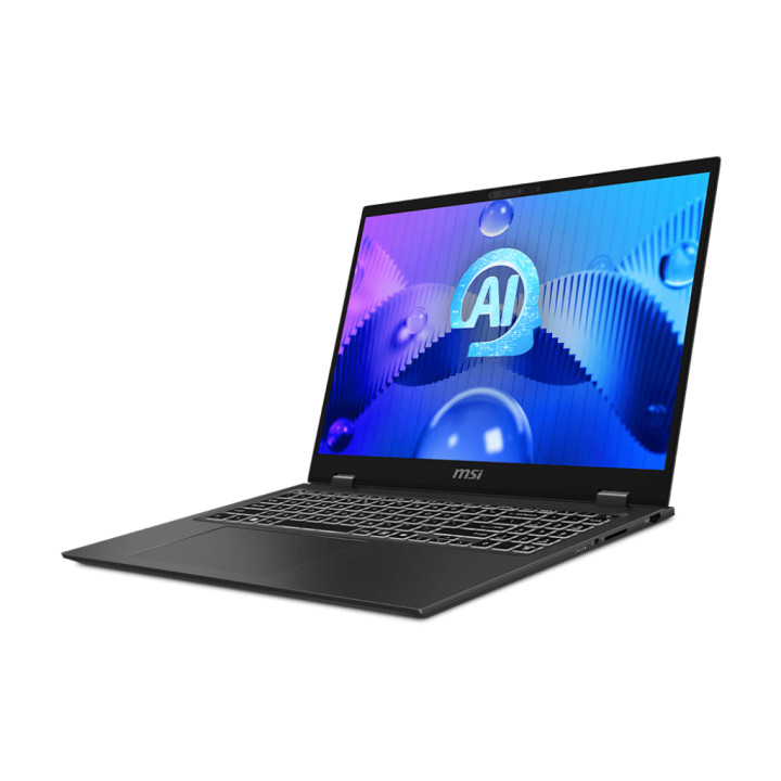 Лаптоп MSI PRESTIGE 16 AI STUDIO B1VG, Intel Core Ultra 9 185H, 16" 3840x2400, 32GB RAM, 1TB SSD, NVIDIA GeForce RTX 4070 8GB GDDR6, Win 11 Home Plus - 9S7-15A211-240