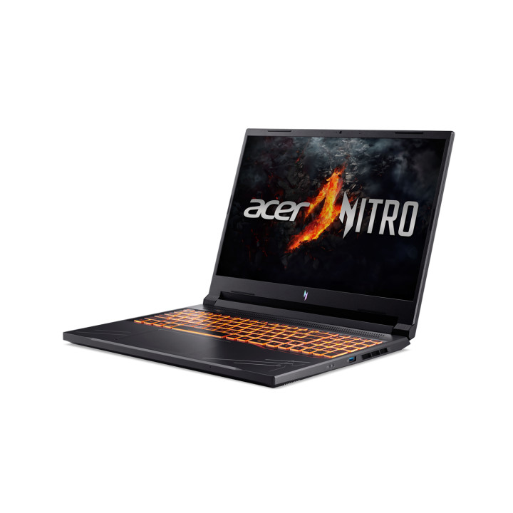Лаптоп Acer Nitro ANV16-71-58D7, Intel Core i5-14450HX , 16" WUXGA IPS 165Hz, 16GB RAM, 512GB SSD, NVIDIA GeForce RTX 4050 6GB GDDR6 VRAM, Linux - NH.QTREX.00B