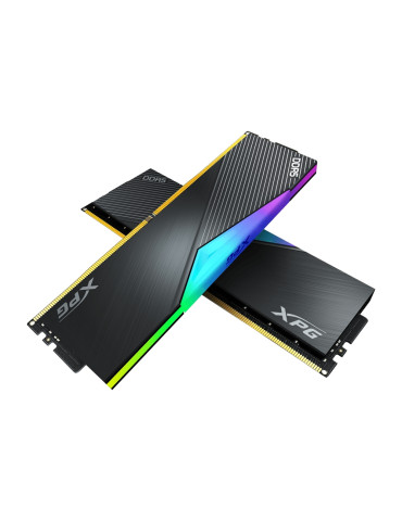 RAM памет Adata 32GB(2x16GB) DDR5 7200MHz LANCER RGB Black - AX5U7200C3416G-DCLARBK