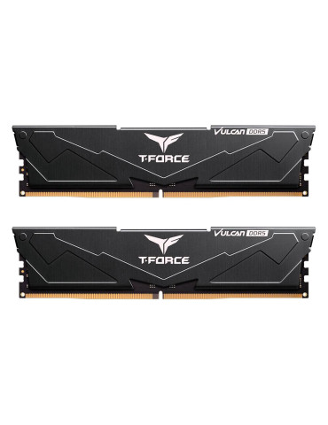 RAM памет Team Group 32GB(2x16GB) DDR5 6400MHz T-Force Vulcan CL40 - FLBD532G6400HC40BDC01