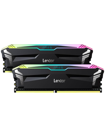 RAM памет Lexar 16GB(2x8GB) Ares DDR4 3600MHz UDIMM RGB lighting, Black - LD4BU008G-R3600GDLA